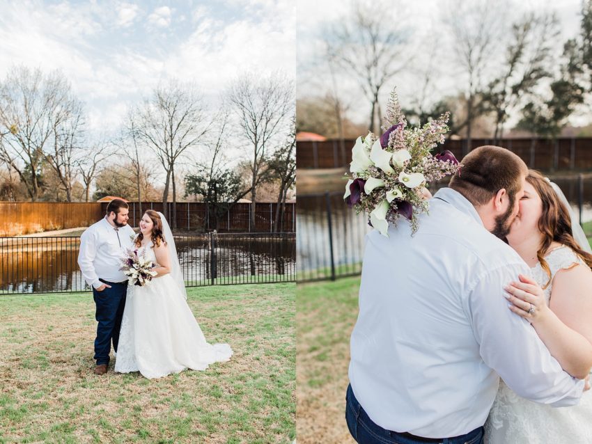 Purple and Silver Rustic Wedding (Garland, Texas) | Becca Sue Photography - www.beccasuephotography.com