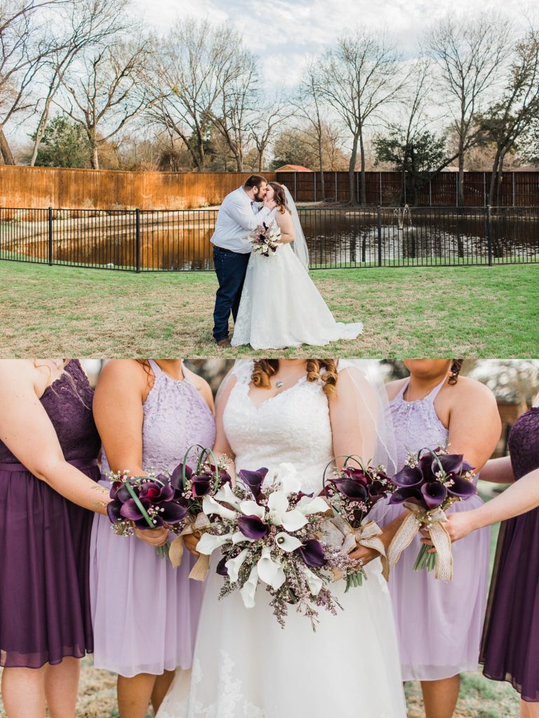 Purple and Silver Rustic Wedding (Garland, Texas) | Becca Sue Photography - www.beccasuephotography.com