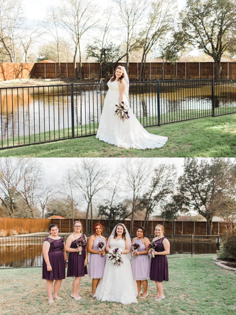 Purple and Silver Rustic Wedding (Garland, Texas) | Becca Sue Photography - www.beccasuephotography.com
