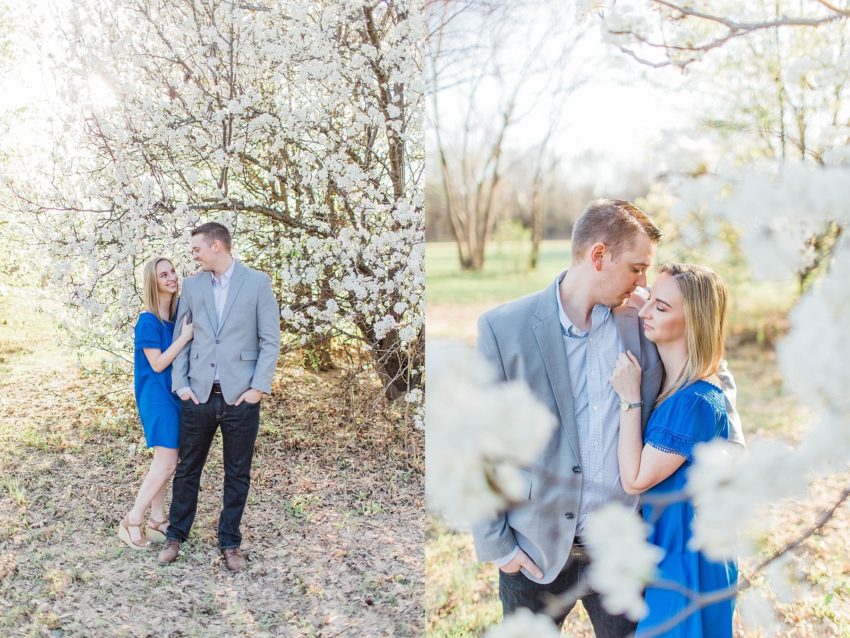 Spring Blossom Engagement Session | Becca Sue Photography - www.beccasuephotography.com