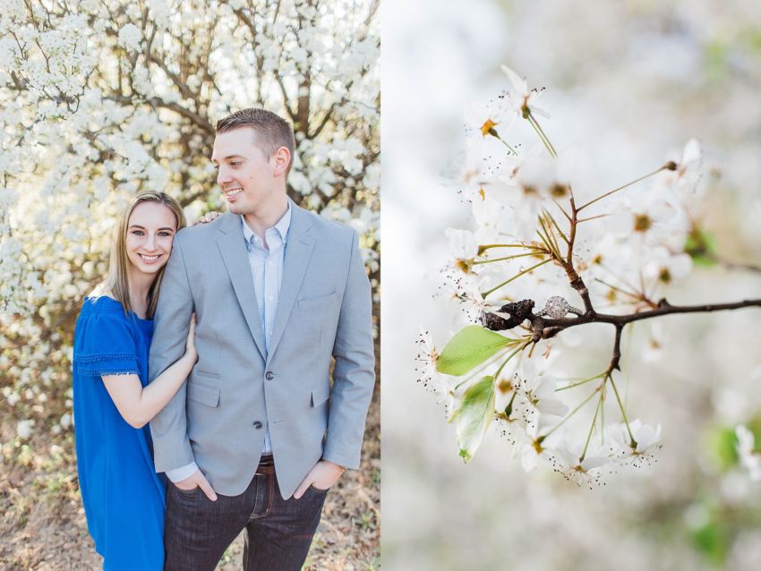 Spring Blossom Engagement Session | Becca Sue Photography - www.beccasuephotography.com
