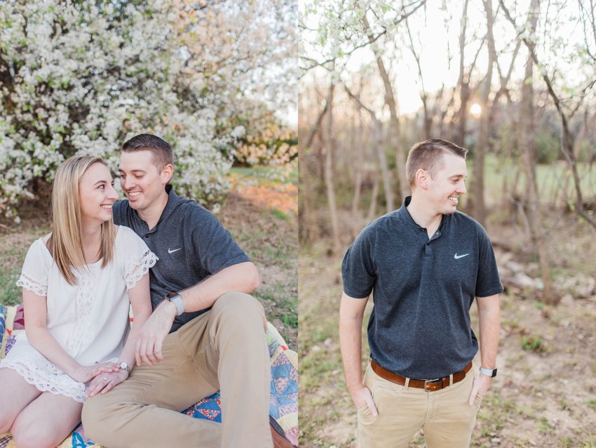Spring Blossom Engagement Session | Becca Sue Photography - www.beccasuephotography.com