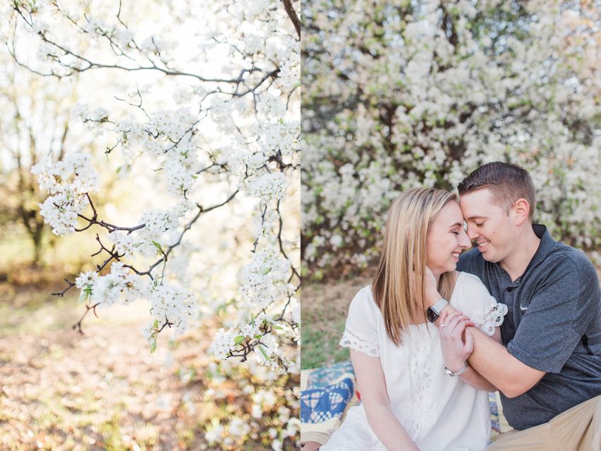 Spring Blossom Engagement Session | Becca Sue Photography - www.beccasuephotography.com