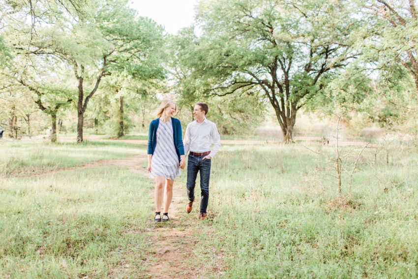 Joyful Spring Engagement Session (Mansfield, Texas)