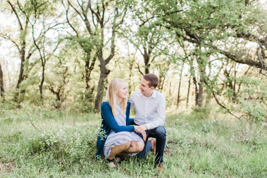 Joyful Spring Engagement Session (Mansfield, Texas)