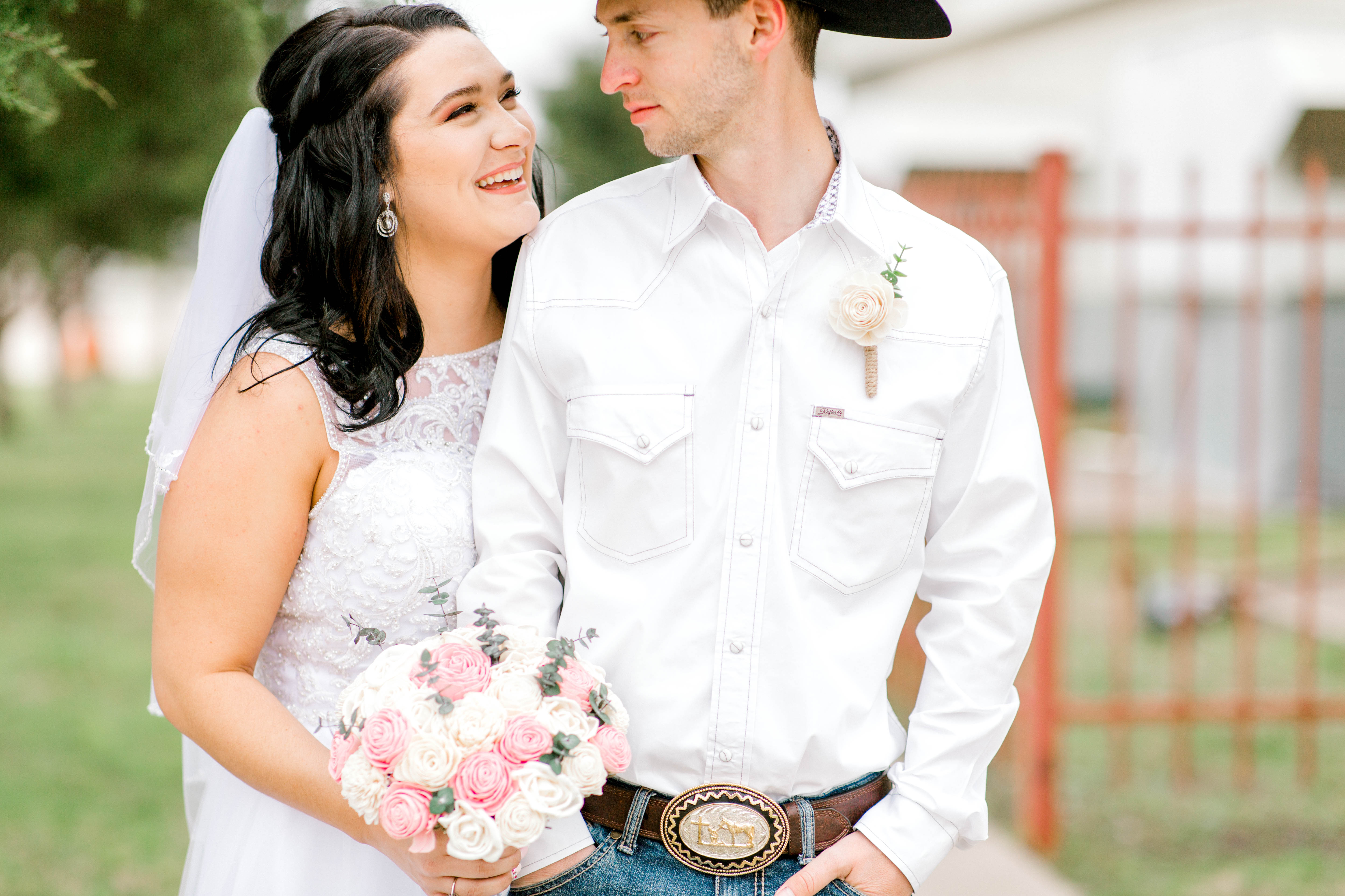 Rustic Intimate Wedding (Waxahachie, Texas)