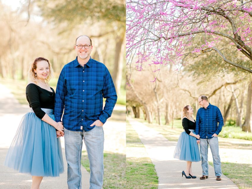 Bright and Bubbly Spring Engagement Session - Dallas, Texas