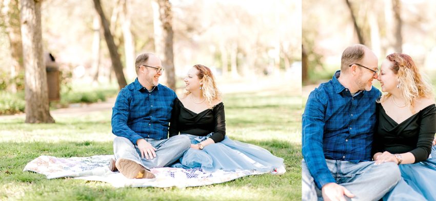 Bright and Bubbly Spring Engagement Session - Dallas, Texas