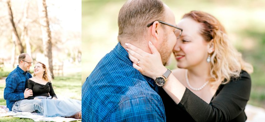 Bright and Bubbly Spring Engagement Session - Dallas, Texas