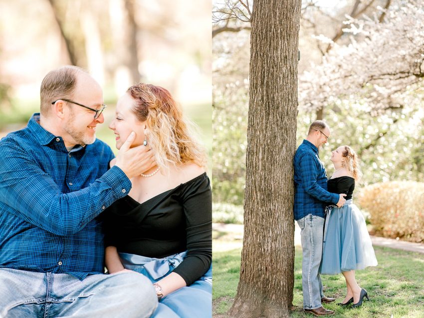 Bright and Bubbly Spring Engagement Session - Dallas, Texas