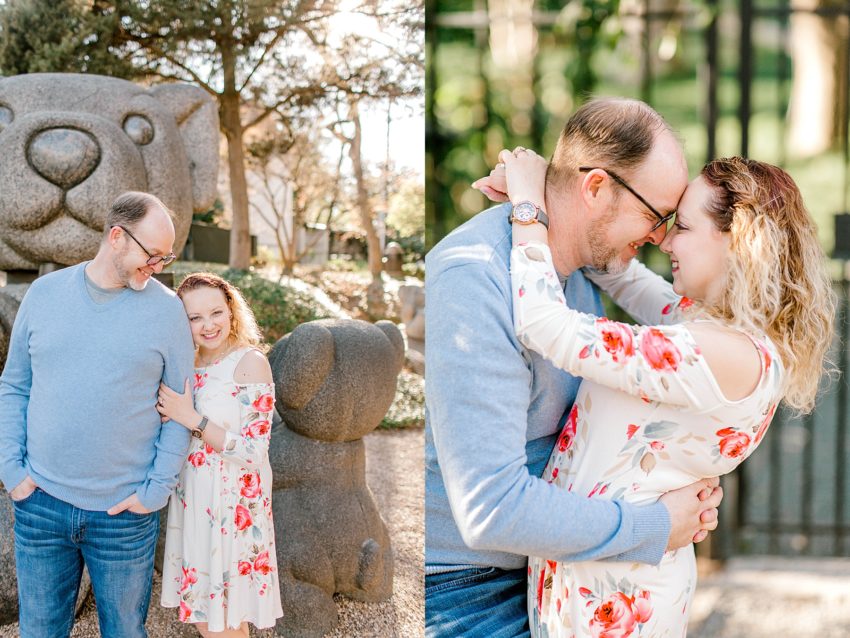 Bright and Bubbly Spring Engagement Session - Dallas, Texas