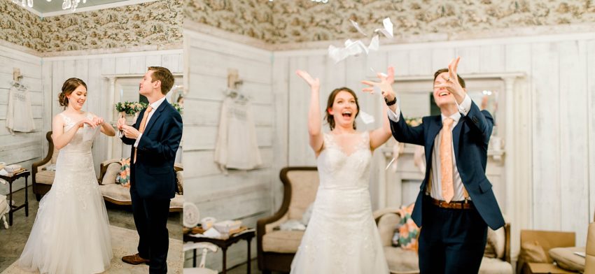 Peach and Sage Spring Wedding (Axtell, Texas) | Becca Sue Photography - www.beccasuephotography.com