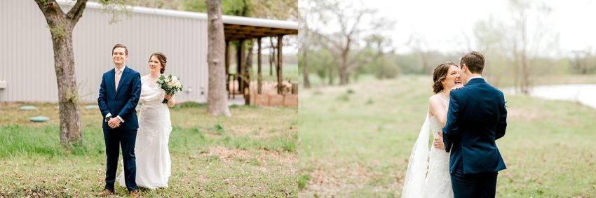 Peach and Sage Spring Wedding (Axtell, Texas) | Becca Sue Photography - www.beccasuephotography.com