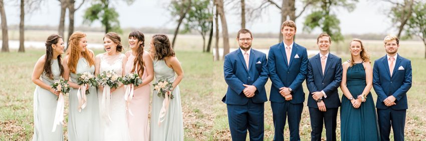 Peach and Sage Spring Wedding (Axtell, Texas) | Becca Sue Photography - www.beccasuephotography.com