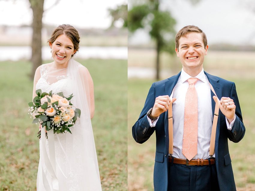 Peach and Sage Spring Wedding (Axtell, Texas) | Becca Sue Photography - www.beccasuephotography.com