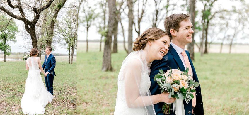 Peach and Sage Spring Wedding (Axtell, Texas) | Becca Sue Photography - www.beccasuephotography.com