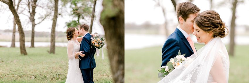 Peach and Sage Spring Wedding (Axtell, Texas) | Becca Sue Photography - www.beccasuephotography.com