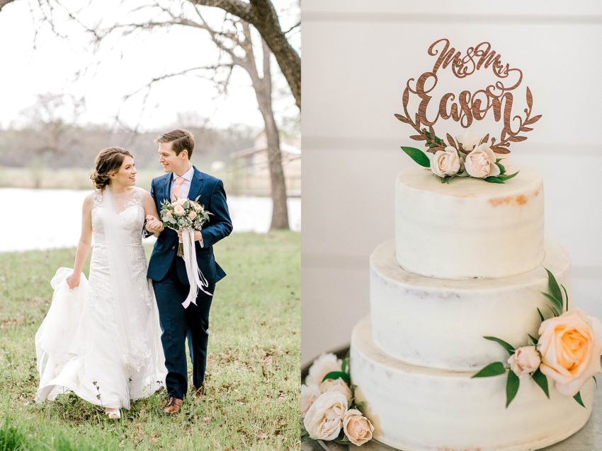 Peach and Sage Spring Wedding (Axtell, Texas) | Becca Sue Photography - www.beccasuephotography.com