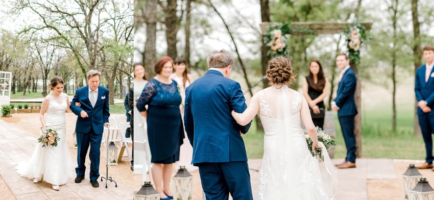 Peach and Sage Spring Wedding (Axtell, Texas) | Becca Sue Photography - www.beccasuephotography.com