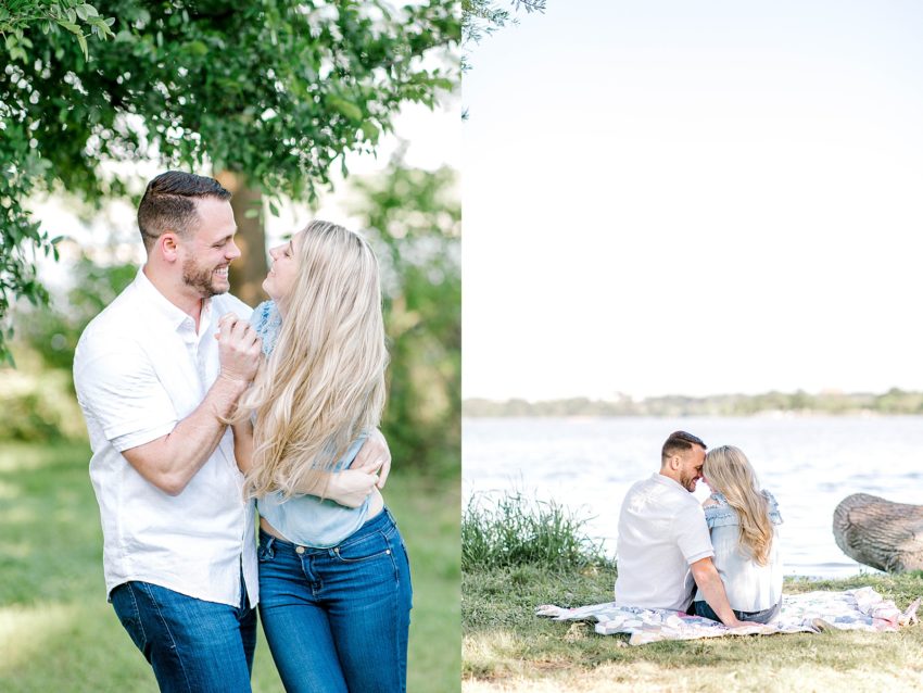 Lakeside Engagement Session (Dallas, Texas) | Becca Sue Photography - www.beccasuephotography.com