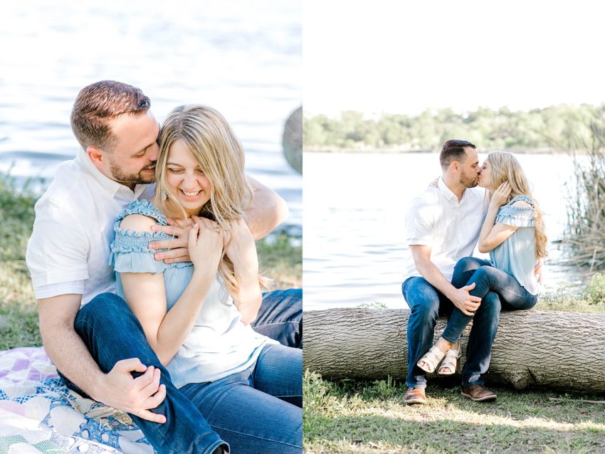 Lakeside Engagement Session (Dallas, Texas) | Becca Sue Photography - www.beccasuephotography.com