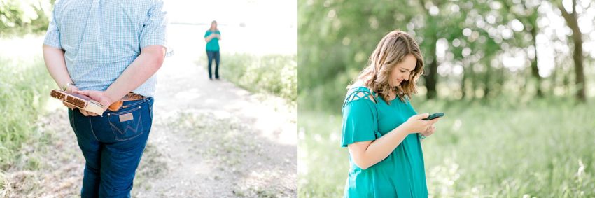 Surprise Spring Proposal (Denton, Texas) | Becca Sue Photography - www.beccasuephotography.com