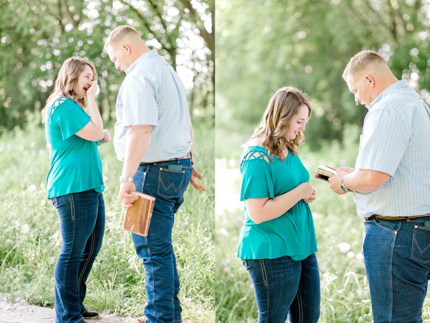 Surprise Spring Proposal (Denton, Texas) | Becca Sue Photography - www.beccasuephotography.com