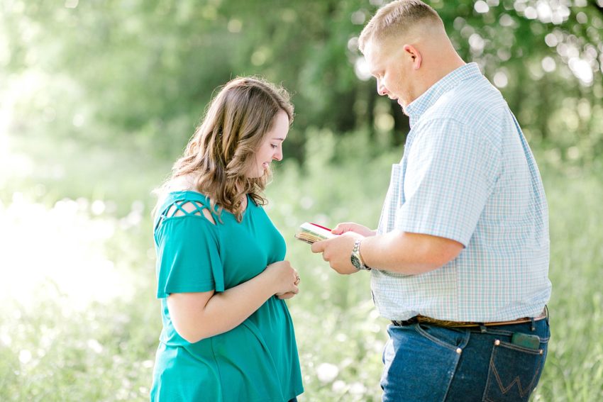 Surprise Spring Proposal (Denton, Texas) | Becca Sue Photography - www.beccasuephotography.com