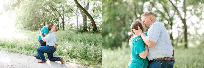 Surprise Spring Proposal (Denton, Texas) | Becca Sue Photography - www.beccasuephotography.com