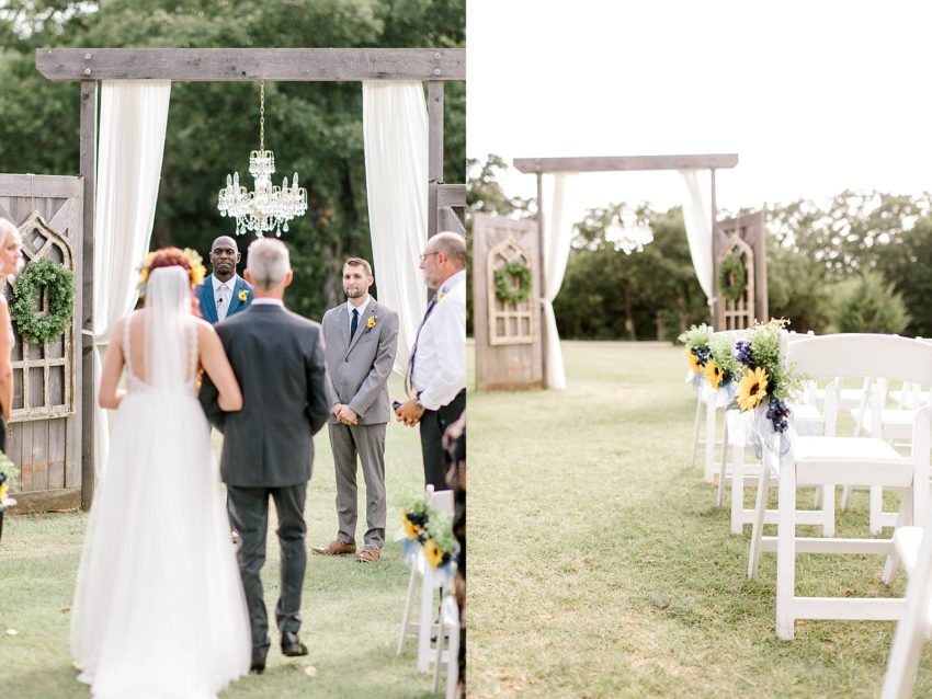 Sunflower Summer Wedding - Burleson, Texas | Becca Sue Photography - www.beccasuephotography.com
