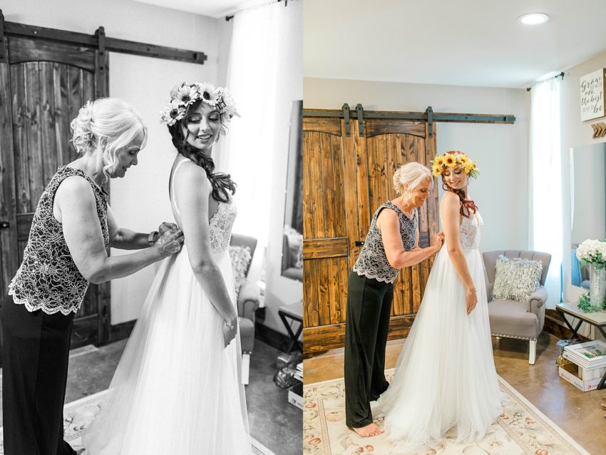 Sunflower Summer Wedding - Burleson, Texas | Becca Sue Photography - www.beccasuephotography.com