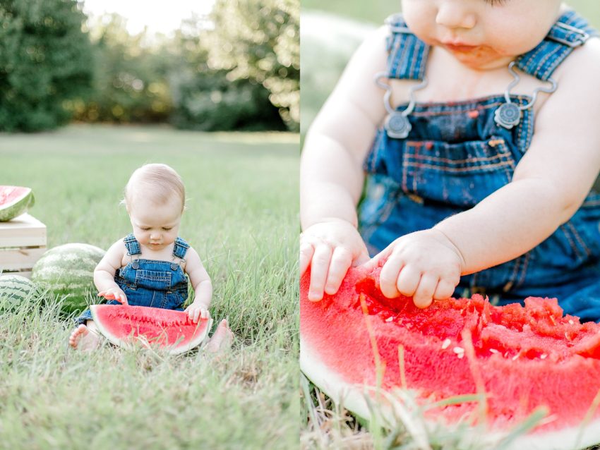 Watermelon Smash Birthday Session (Euless, Texas) | Becca Sue Photography - beccasuephotography.com