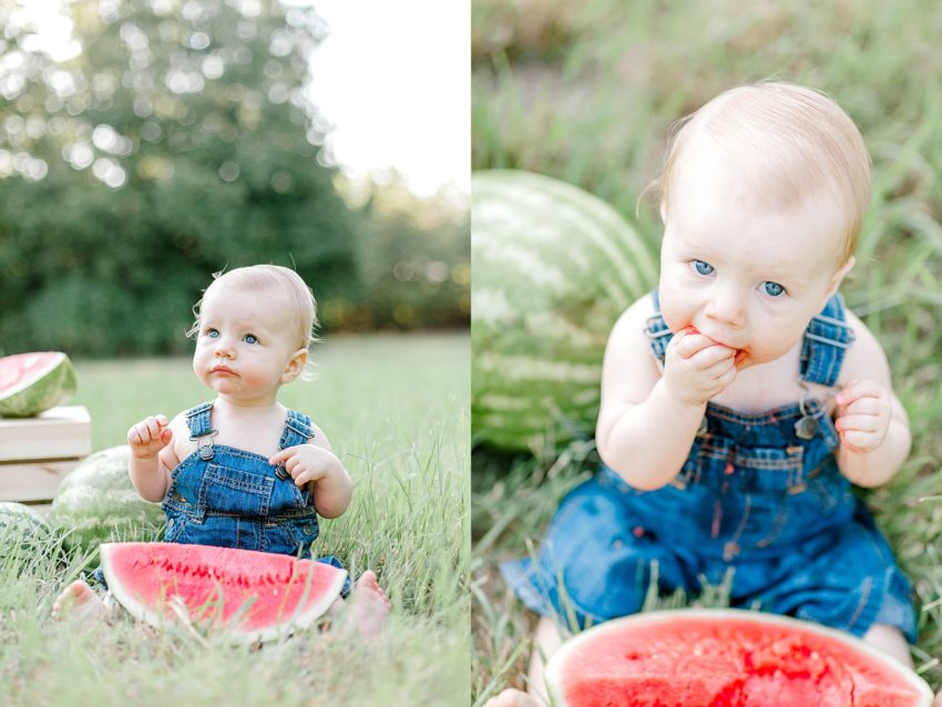 Watermelon Smash Birthday Session (Euless, Texas) | Becca Sue Photography - beccasuephotography.com