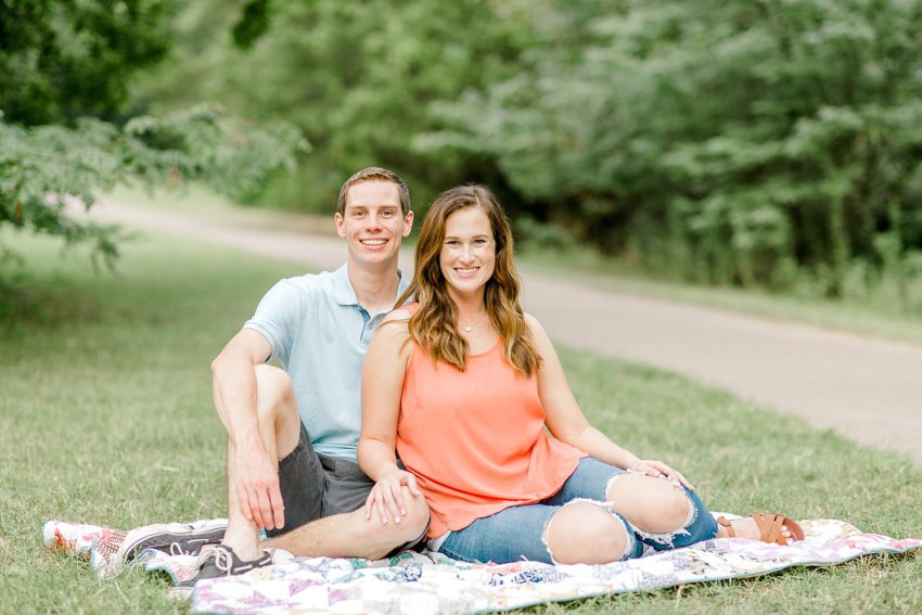 Romantic Creek Engagement Session (Flower Mound, Texas) | Becca Sue Photography - www.beccasuephotography.com