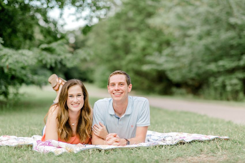 Romantic Creek Engagement Session (Flower Mound, Texas) | Becca Sue Photography - www.beccasuephotography.com