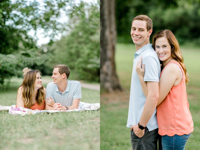 Romantic Creek Engagement Session (Flower Mound, Texas) | Becca Sue Photography - www.beccasuephotography.com