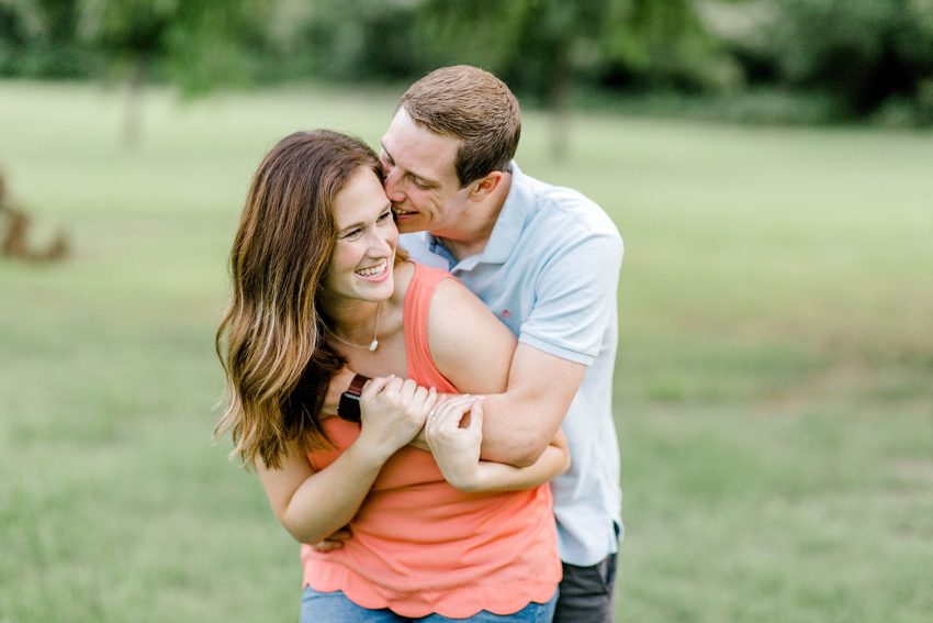 Romantic Creek Engagement Session (Flower Mound, Texas) | Becca Sue Photography - www.beccasuephotography.com