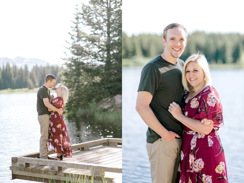Lakeside Anniversary Session (Andrews Lake, Colorado) | Becca Sue Photography - www.beccasuephotography.com