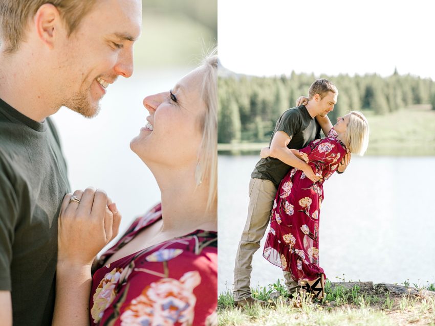 Lakeside Anniversary Session (Andrews Lake, Colorado) | Becca Sue Photography - www.beccasuephotography.com