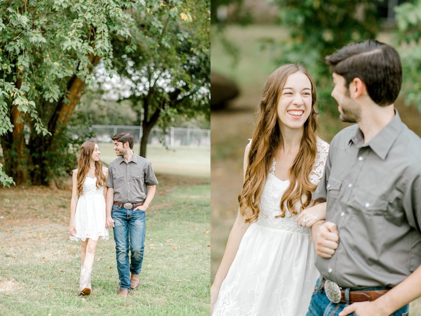 Summer Creek Engagement Session (Flower Mound, Texas) | Becca Sue Photography - www.beccasuephotography.com