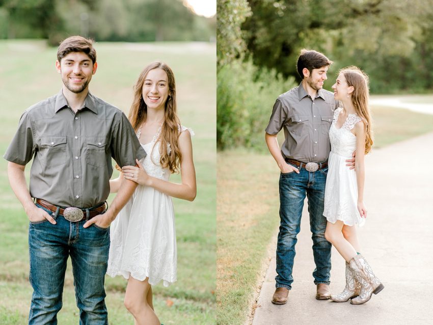 Summer Creek Engagement Session (Flower Mound, Texas) | Becca Sue Photography - www.beccasuephotography.com