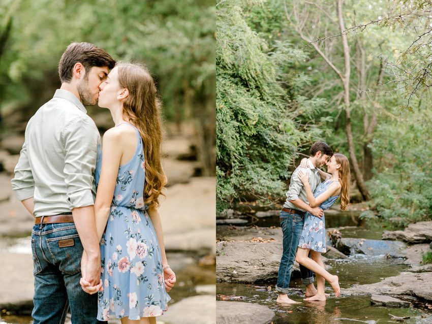 Summer Creek Engagement Session (Flower Mound, Texas) | Becca Sue Photography - www.beccasuephotography.com