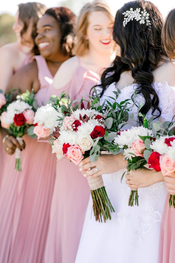 Navy and Blush Fall Wedding (Krum, Texas) | Becca Sue Photography - www.beccasuephotography.com