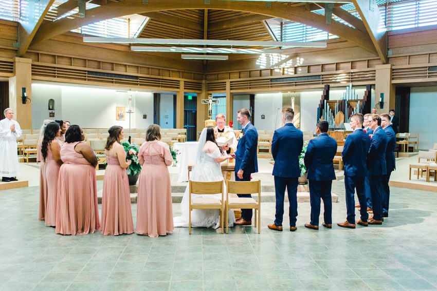Navy and Blush Fall Wedding (Krum, Texas) | Becca Sue Photography - www.beccasuephotography.com