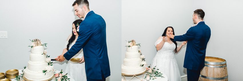 Navy and Blush Fall Wedding (Krum, Texas) | Becca Sue Photography - www.beccasuephotography.com