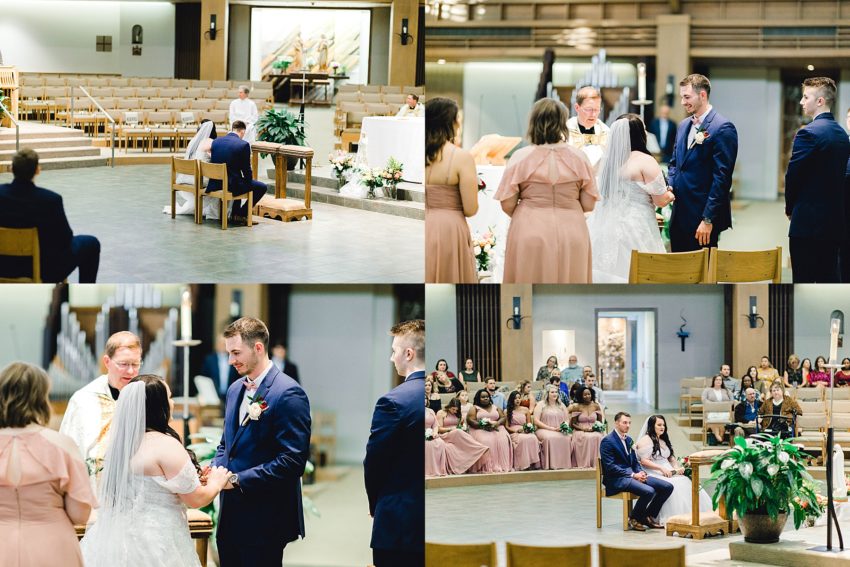 Navy and Blush Fall Wedding (Krum, Texas) | Becca Sue Photography - www.beccasuephotography.com