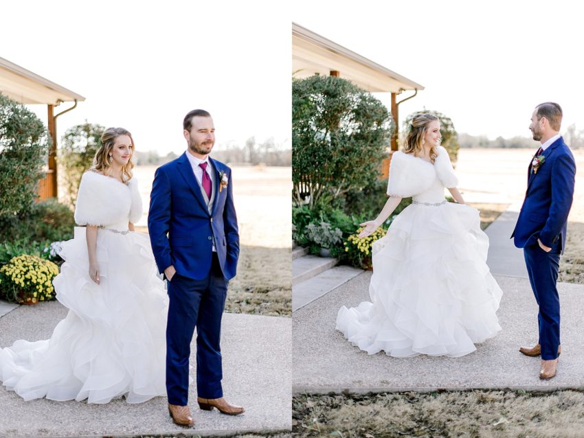 Christmas Winter Wedding (Emory, Texas) | Becca Sue Photography - www.beccasuephotography.com