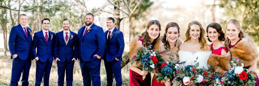 Christmas Winter Wedding (Emory, Texas) | Becca Sue Photography - www.beccasuephotography.com