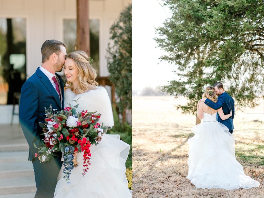 Christmas Winter Wedding (Emory, Texas) | Becca Sue Photography - www.beccasuephotography.com