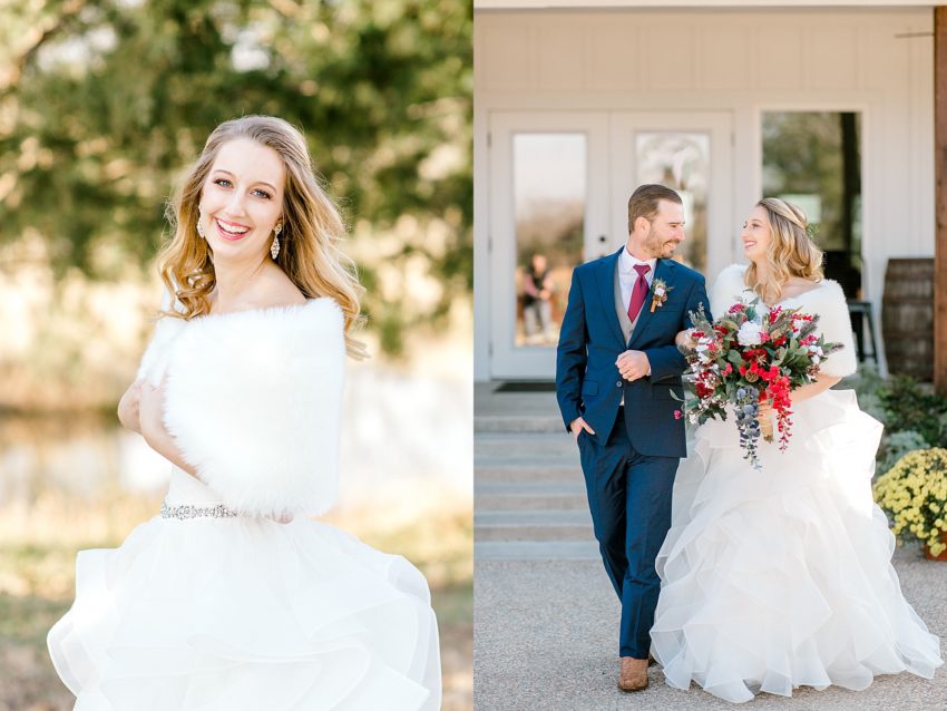 Christmas Winter Wedding (Emory, Texas) | Becca Sue Photography - www.beccasuephotography.com
